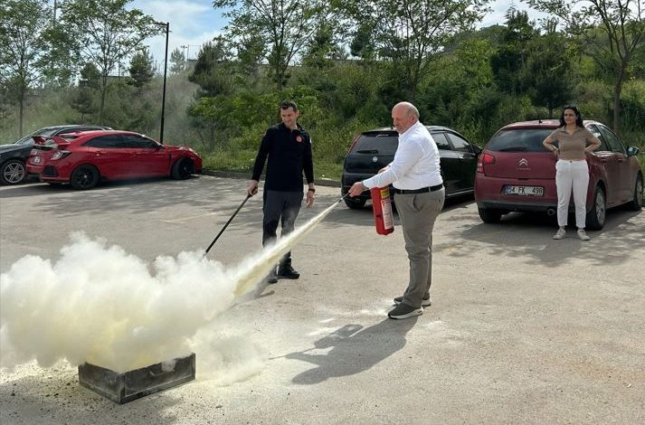 ferizli yangin tatbikatı